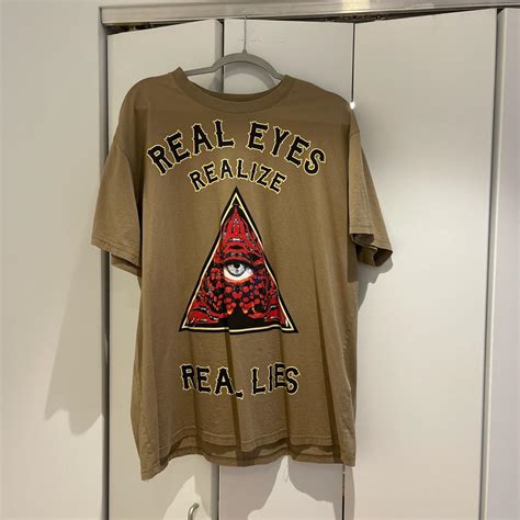 givenchy real eyes|Givenchy 2017 'Real Eyes Realise Real Lies' Shirt .